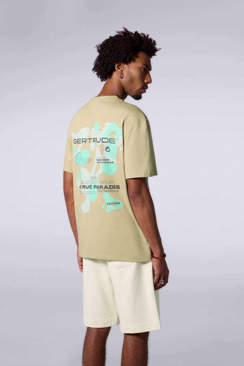 T-shirt Print Leonce Spot Mixte