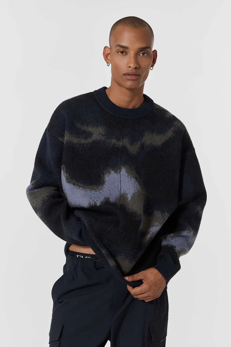 Pull Alangl maille brossée jacquard