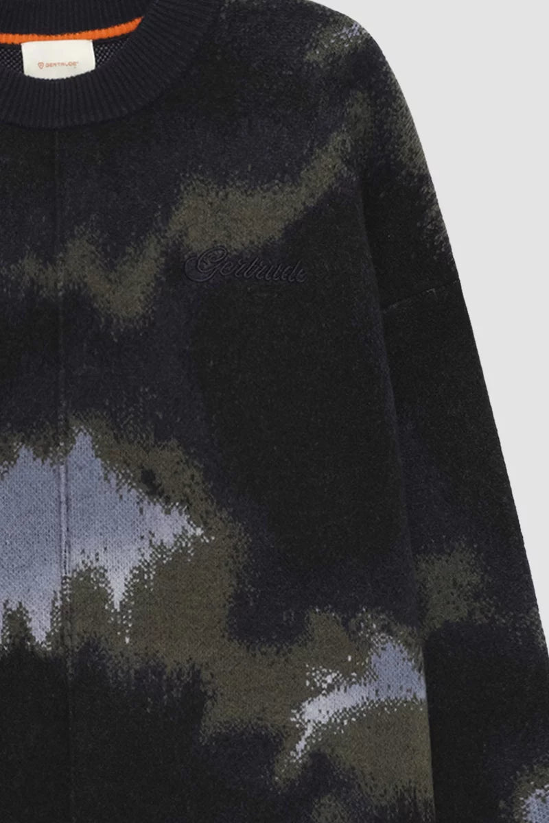 Pull Alangl maille brossée jacquard