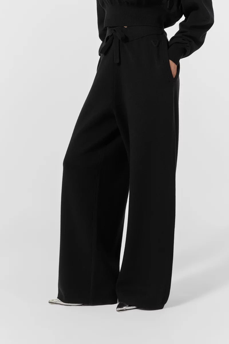 Pantalon Amaro coupe loose maille souple