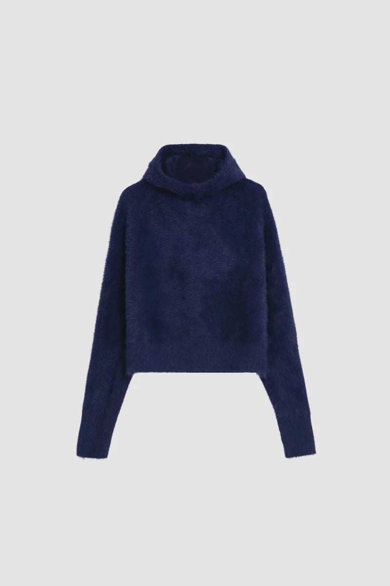 Sweat à capuche Antonina coupe cropped