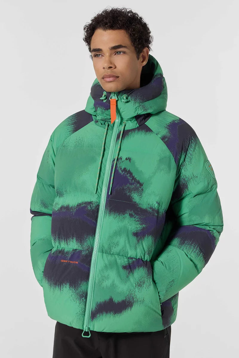 Doudoune Azaelpr nylon imprimé all-over
