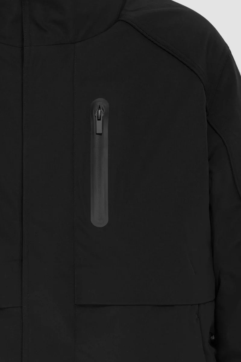 Parka Bowie courte manches raglan capuche rétractable