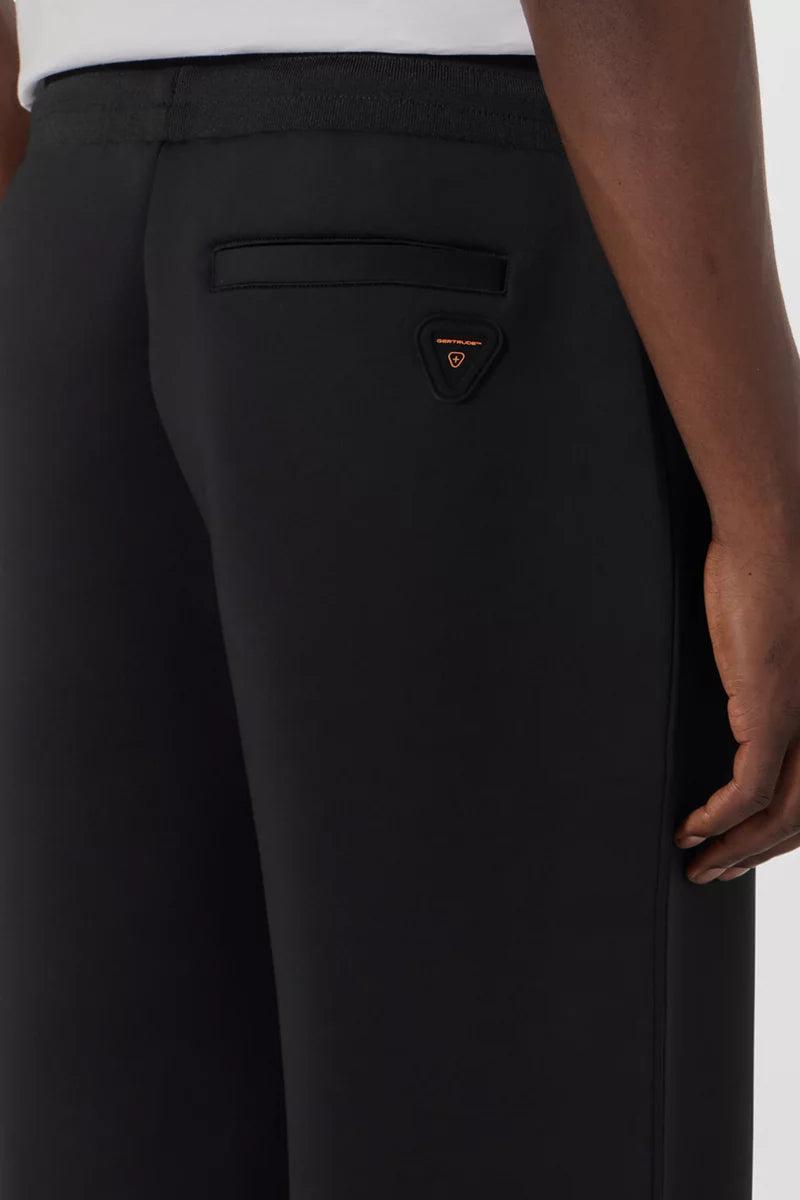 Pantalon Cardi maille scuba ample taille élastiquée