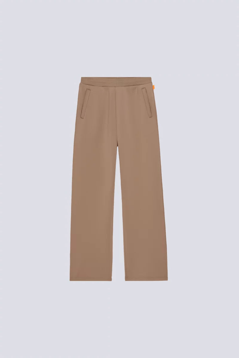 Pantalon Cardi maille scuba coupe ample taille élastiquée