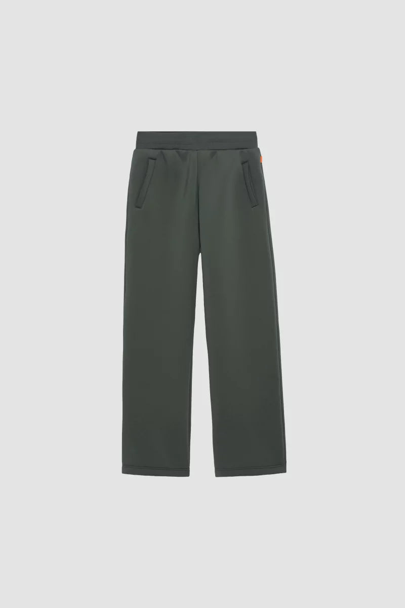 Pantalon Cardi maille scuba coupe ample taille élastiquée