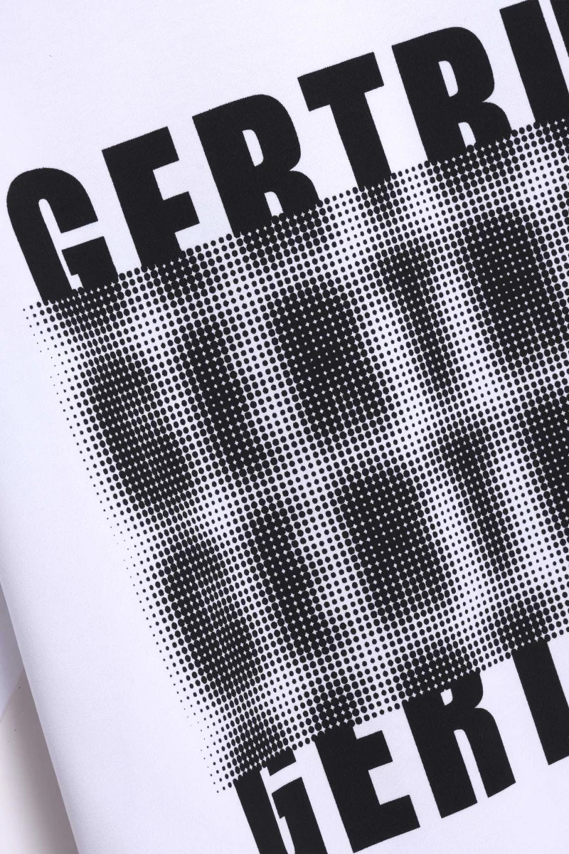 T-shirt Darryldots print contrasté dos