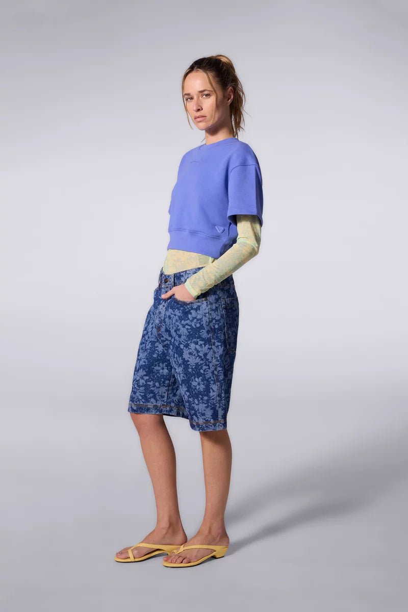 Sweat Cropped Molleton Adonia