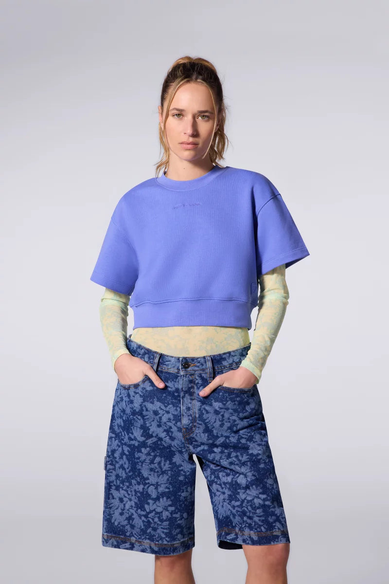 Sweat Cropped Molleton Adonia