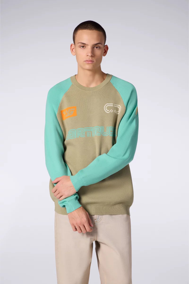 Pull Jacquard Bicolore Alain Club