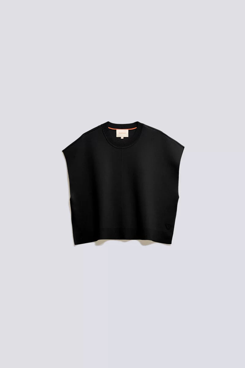 Pull Cropped à Poches Cher