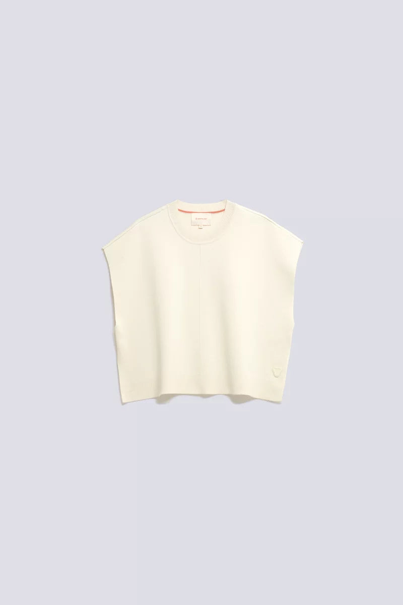 Pull Cropped à Poches Cher