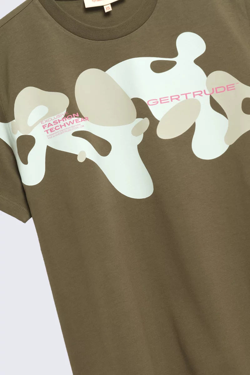 T-shirt Print Pic Camo Leolina