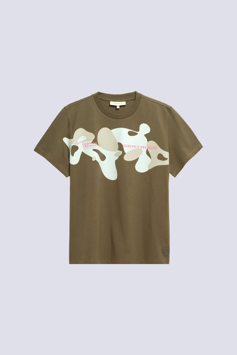 T-shirt Print Pic Camo Leolina