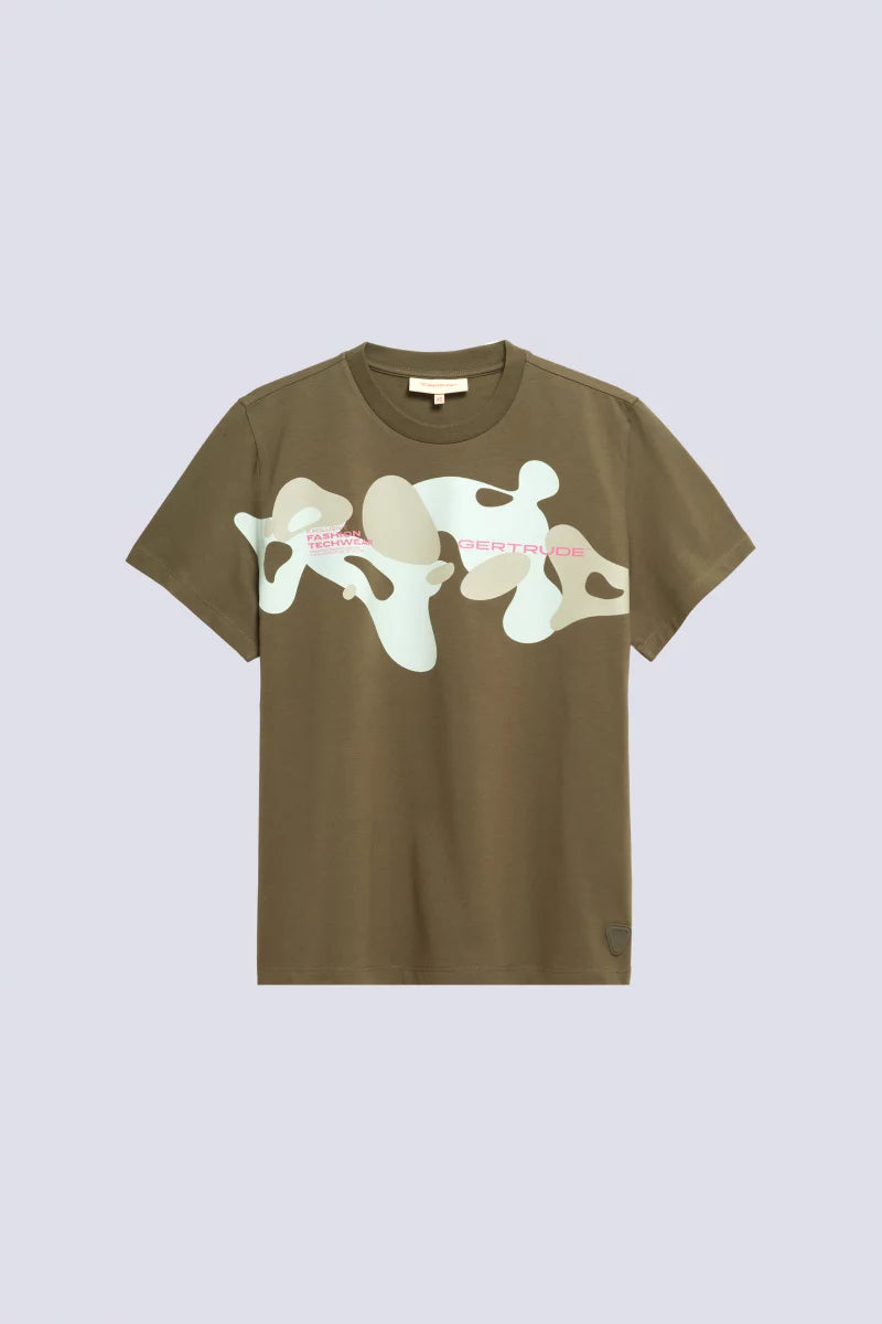 T-shirt Print Pic Camo Leolina
