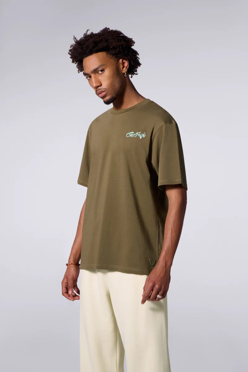 T-shirt Print Mixte Leonce Daisy