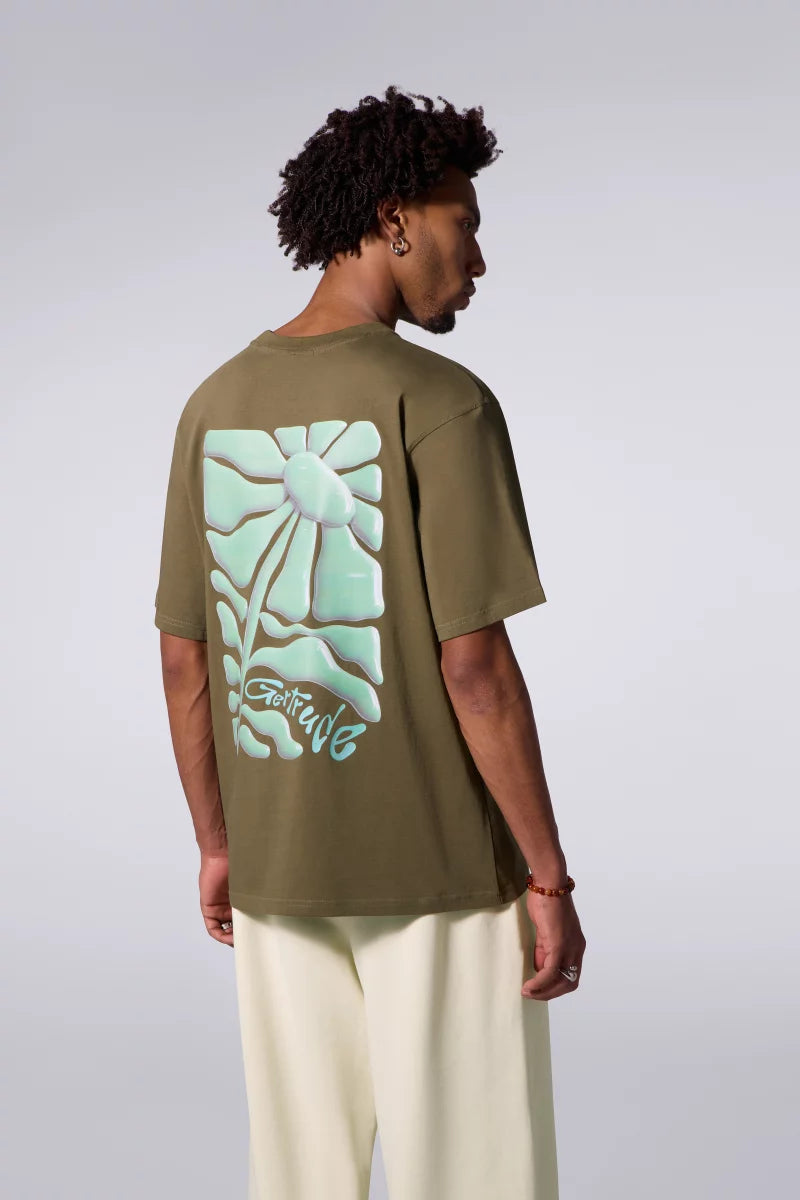 T-shirt Print Mixte Leonce Daisy