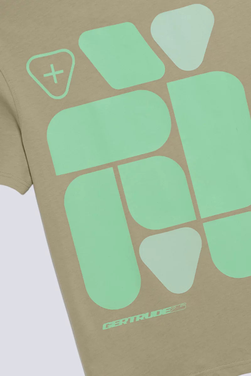 T-shirt Print Geometry Leonce Mixte