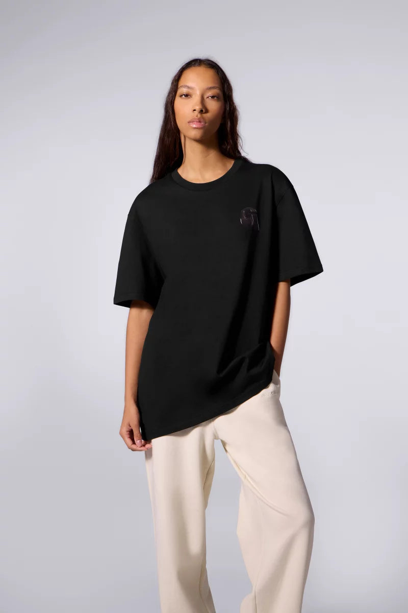 T-shirt Print Leonce Letter Mixte