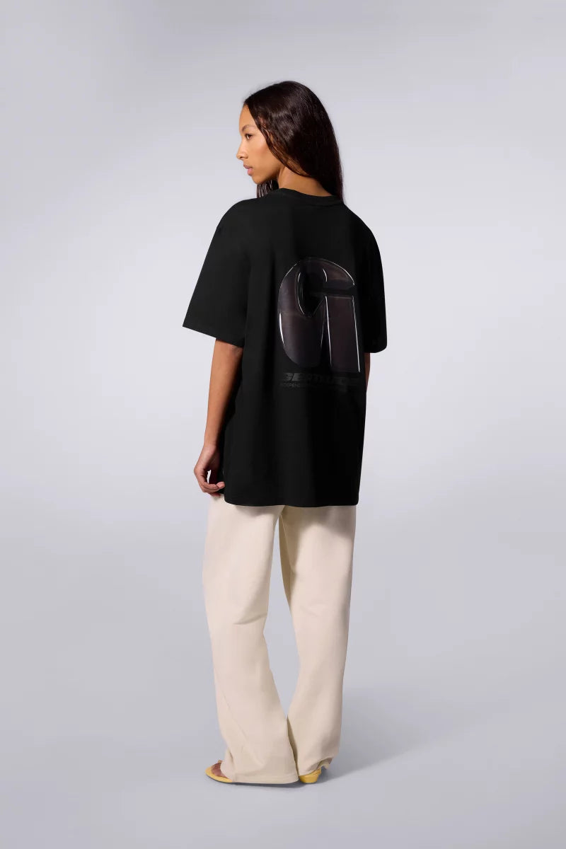 T-shirt Print Leonce Letter Mixte