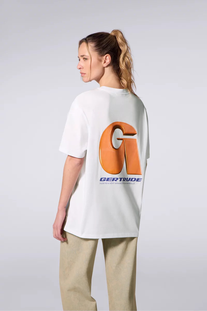 T-shirt Print Leonce Letter Mixte