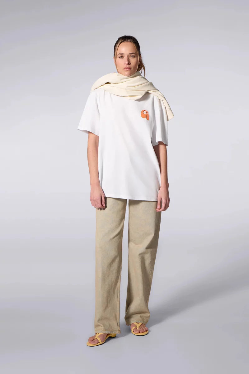 T-shirt Print Leonce Letter Mixte