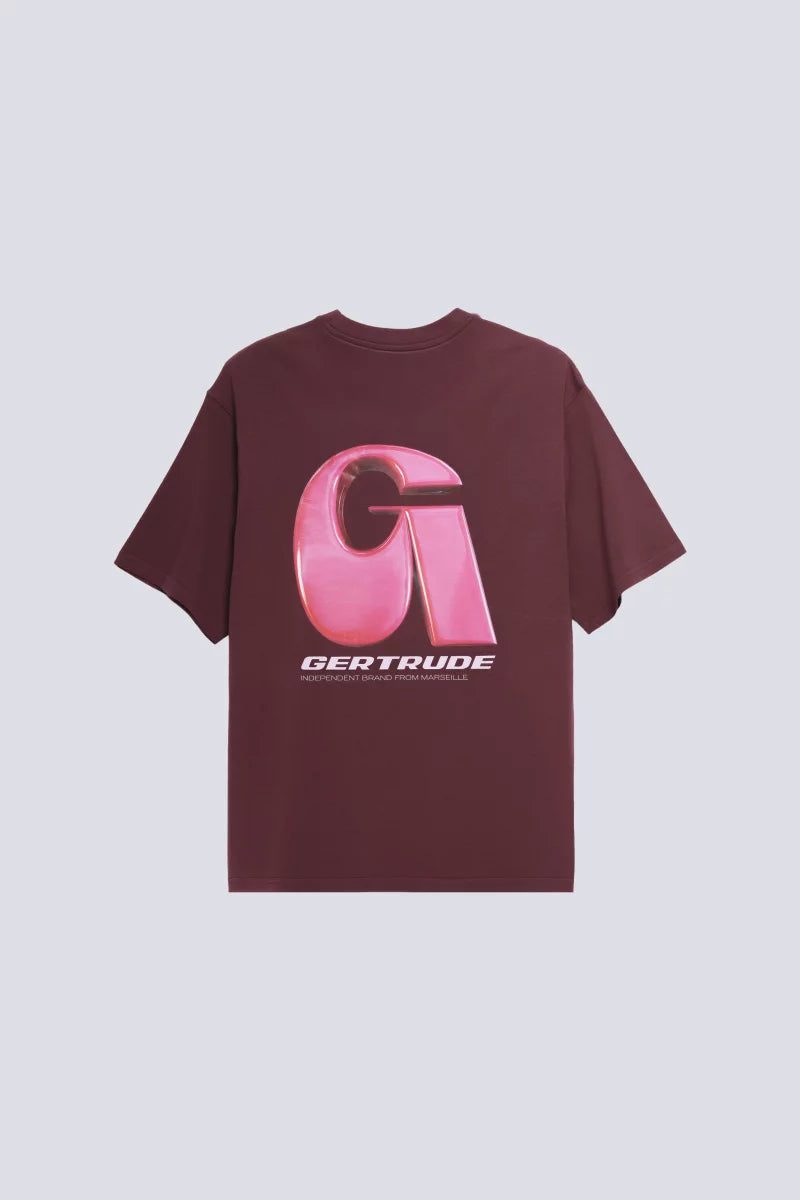 T-shirt Print Leonce Letter Mixte