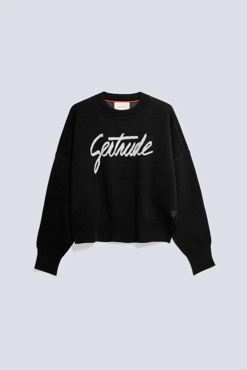 Pull Cropped Jacquard Nath