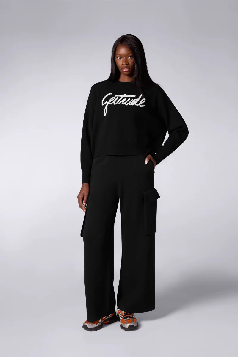 Pull Cropped Jacquard Nath
