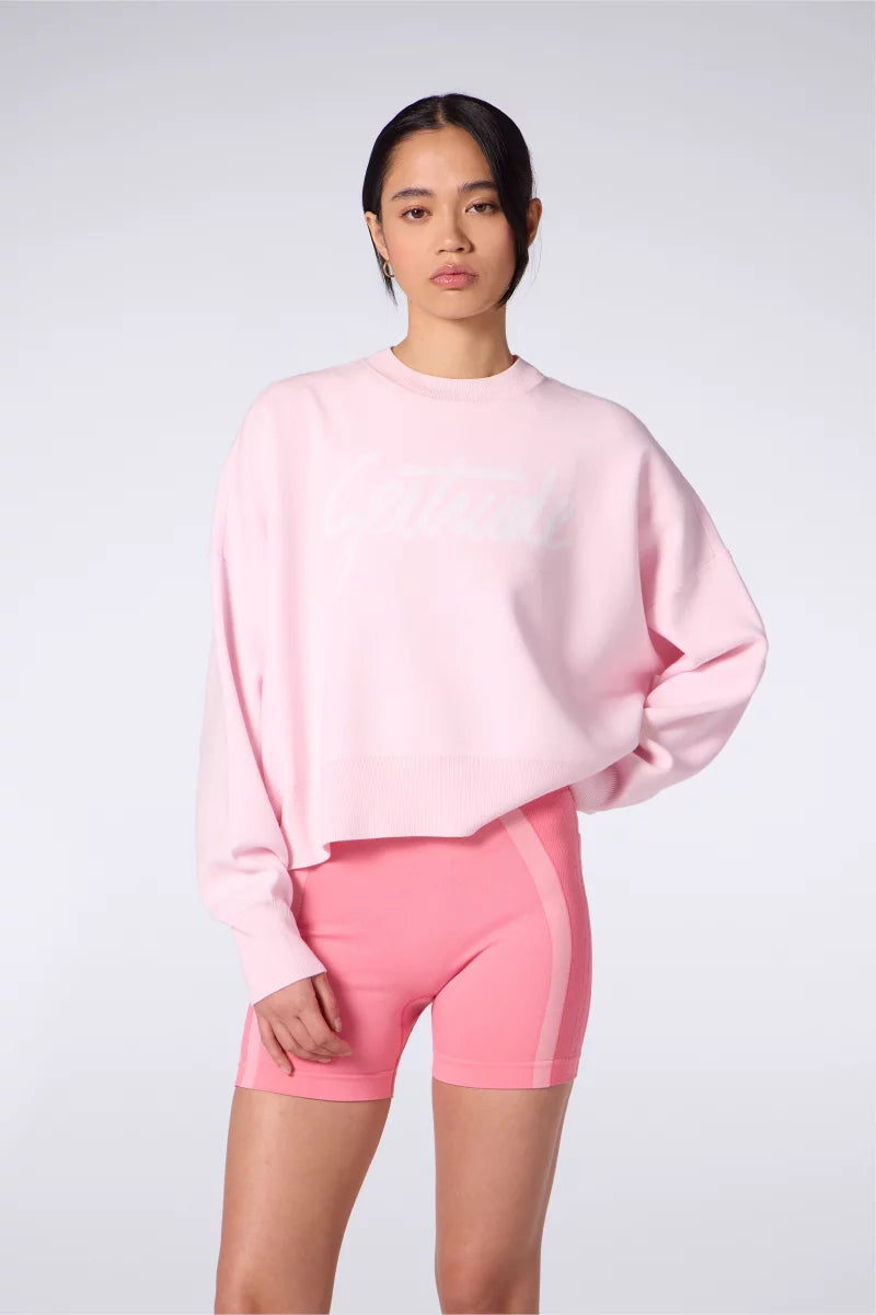 Pull Cropped Jacquard Nath
