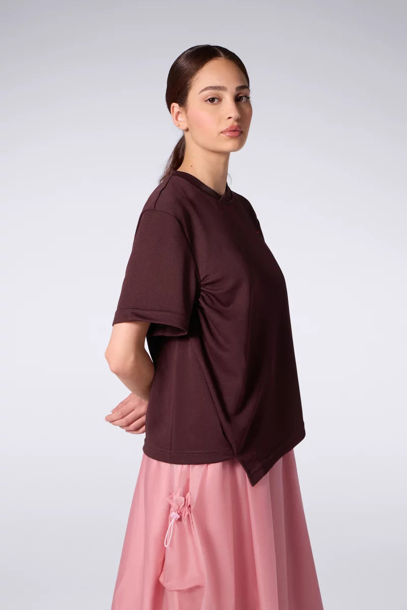 Top Asymétrique Acétate Willy