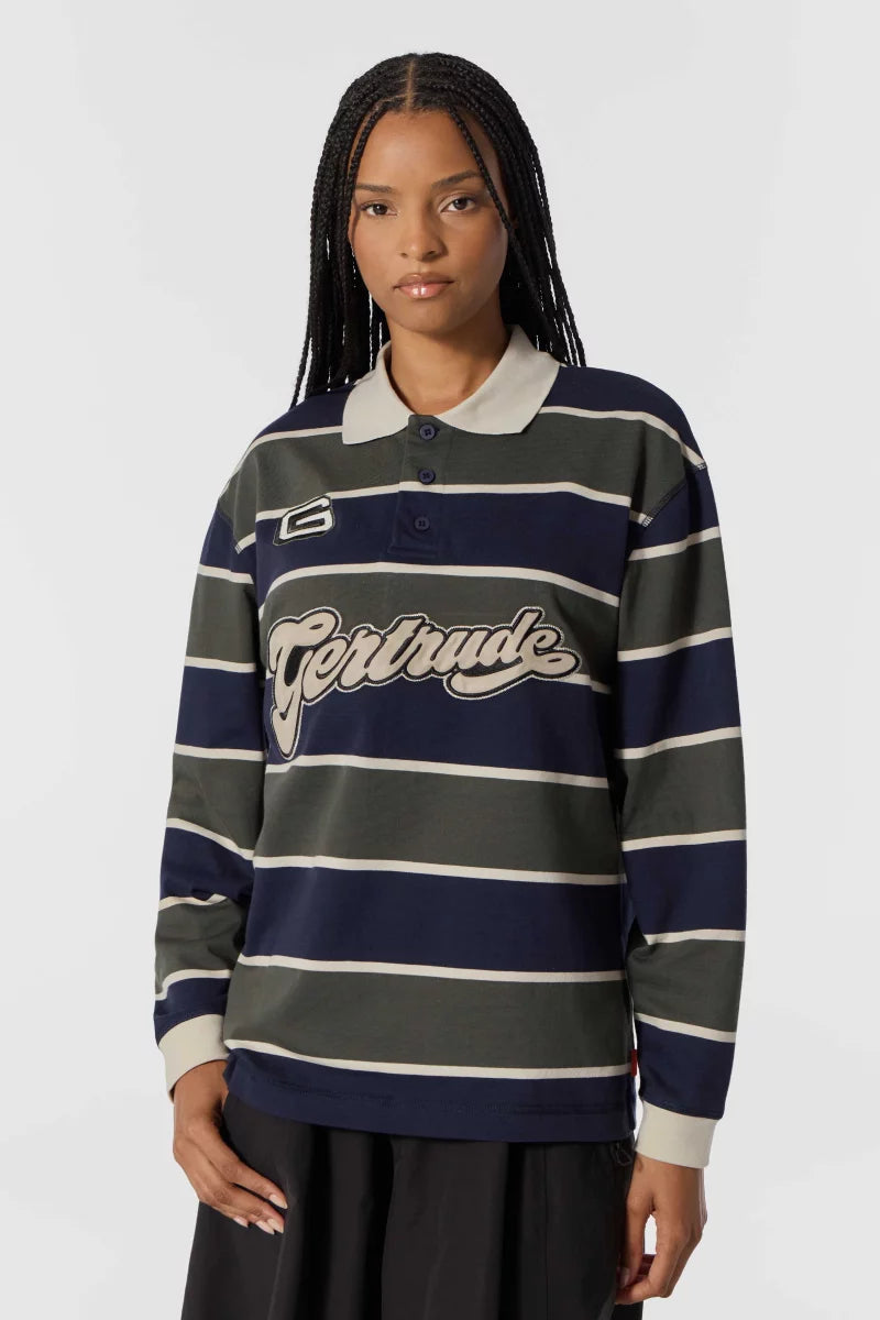 Polo Farisrayure jersey rayé coupe ample