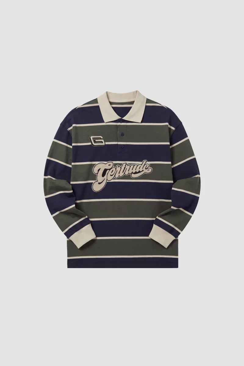 Polo Farisrayure jersey rayé coupe ample