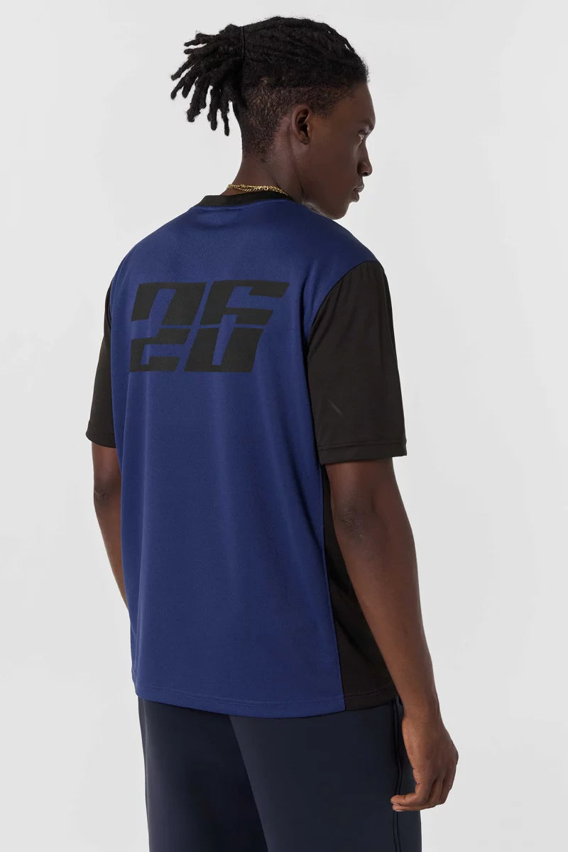 T-shirt Keyliane col contrasté