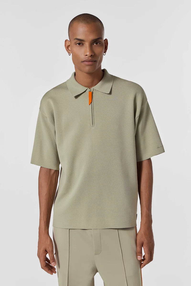 Polo Lulu col polo zippé