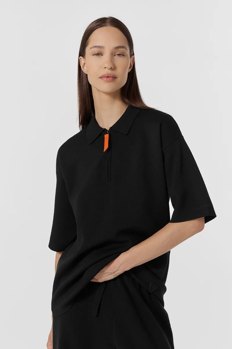 Polo Lulu col polo zippé