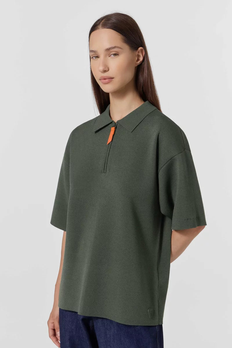 Polo Lulu col polo zippé