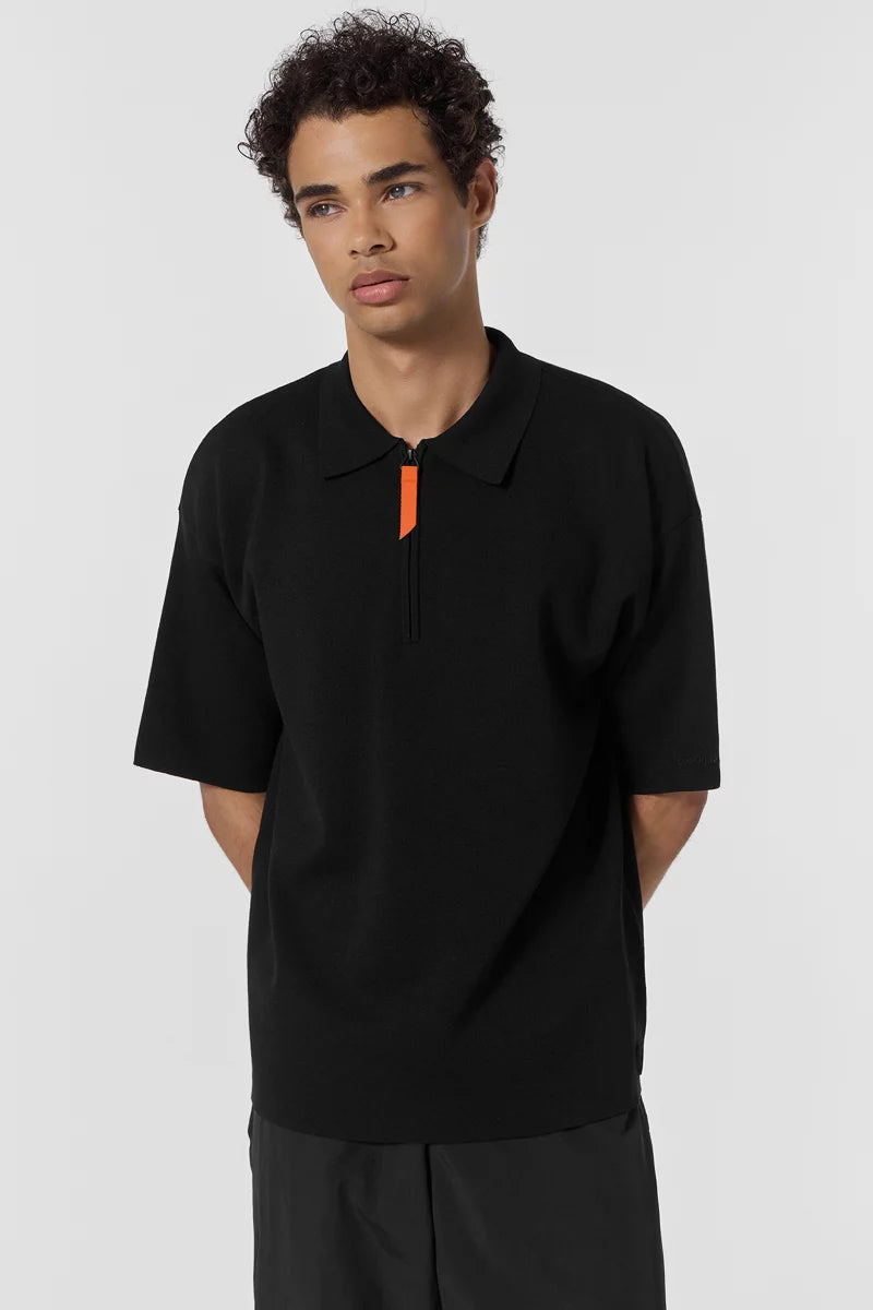 Polo Lulu col polo zippé