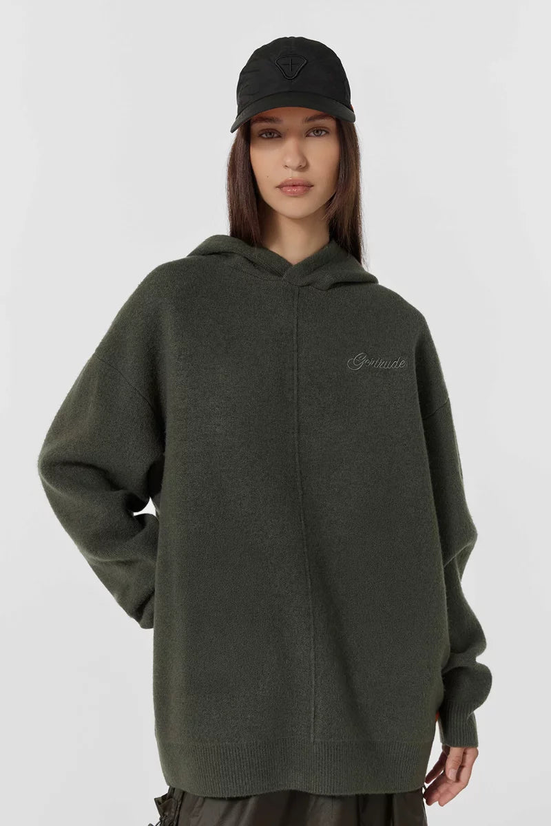 Sweat à capuche Philou maille brossée