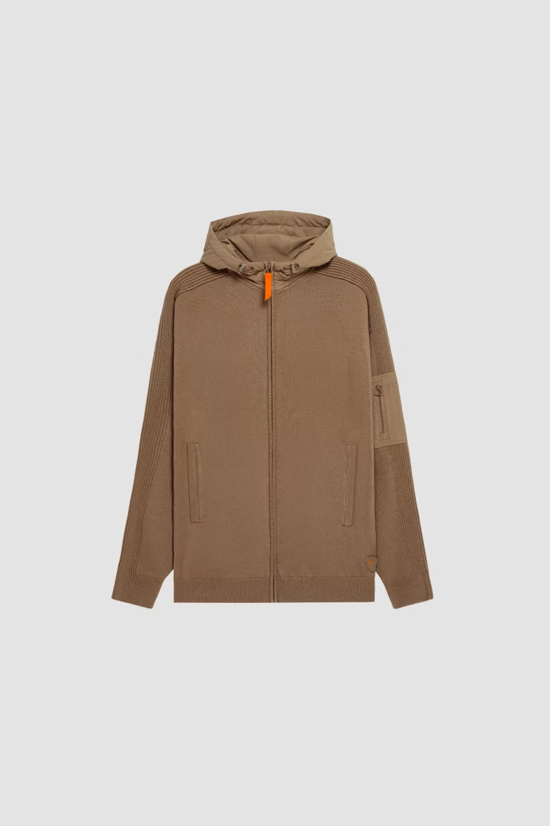 Sweat à capuche Seb maille tissée